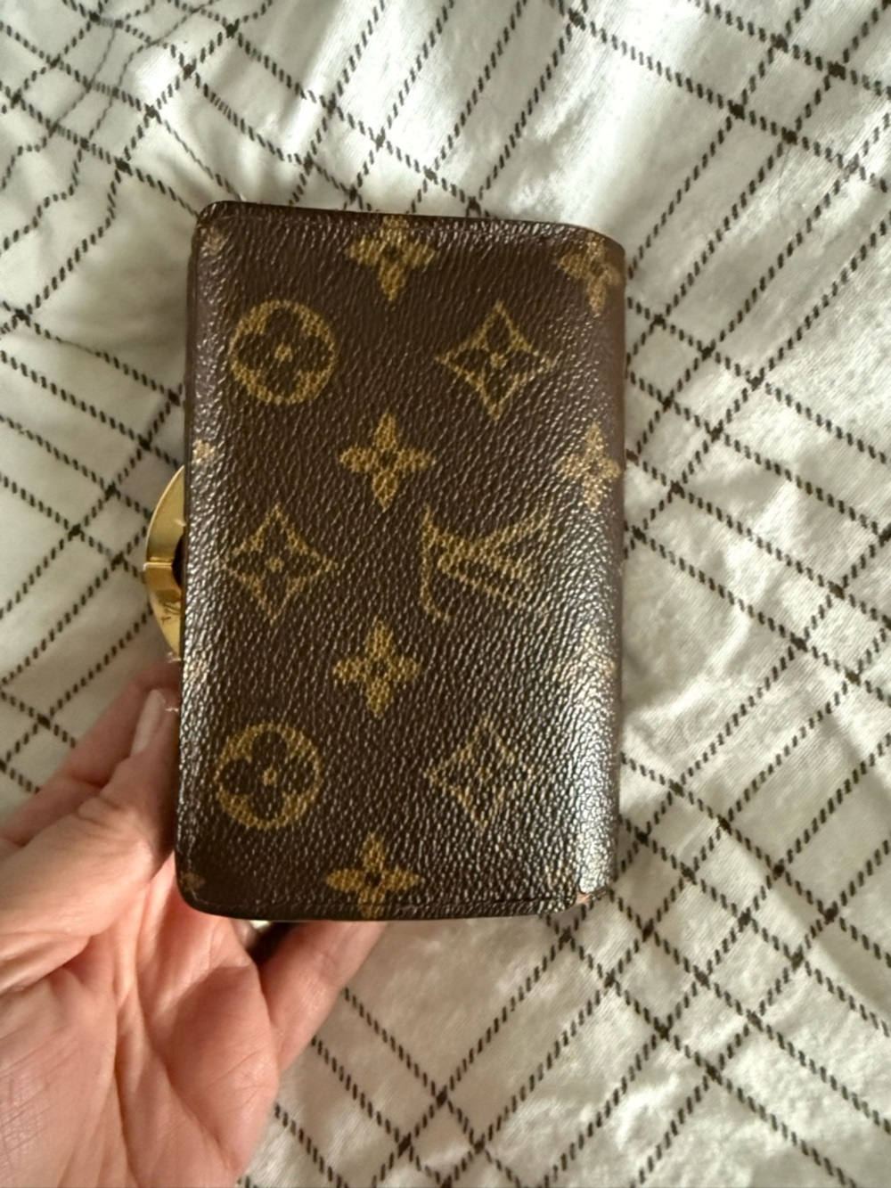 Louis Vuitton Brown Monogram Canvas Snap Wallet - Picture 2 of 9